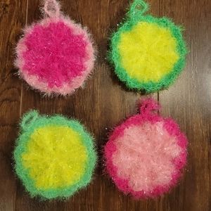 Kitchen Crochet Dishwashing Scrubbies